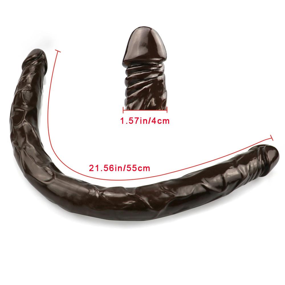 MoDi Double Head Dildo Long Realistic Double Ended Dildo Flexible Big Penis for Women Masturbator Sex Toys for Lesbian