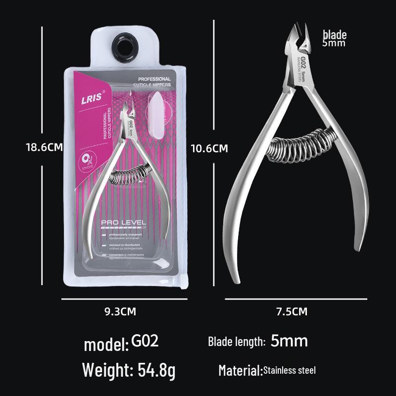 Swan Scissors: Ukrainian Stainless Steel Cuticle Nippers for Removing Hangnails & Dead Skin