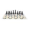 32 Plastic Medieval Chess Pieces Set International Standard Chess Game Set with Chessboard
