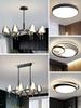 Postmodern Minimalist Chandelier Luxury Home Living Room Chandelier Nordic Home Dining Room Bedroom LED Chandelier