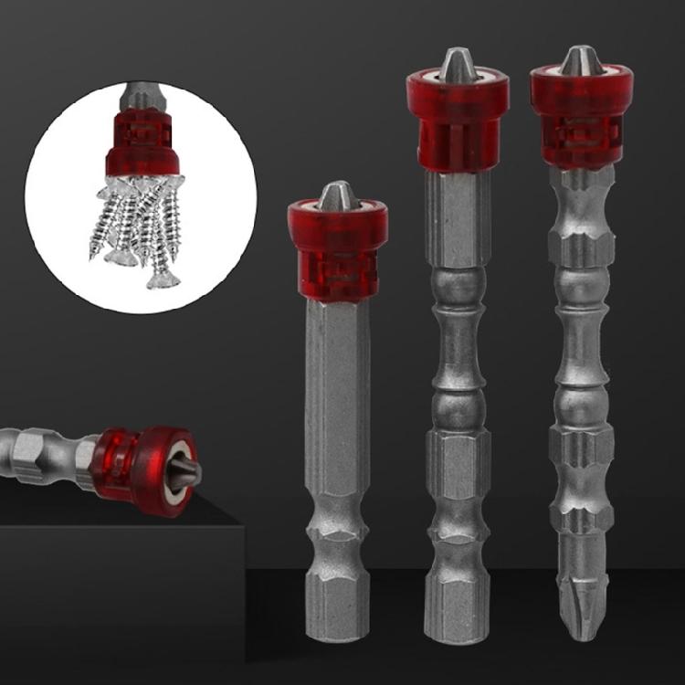 Shock Absorbing Magnetic Screwdriver Heads Double/Single End Steel Improved Durability Suitable For Building Repair Work