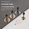 Stainless Steel No-Punch Anti-Collision Door Stopper with Rubber Bumper