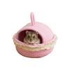 Scratch Resistant Weave Hamster Nest Wear Resistant Hamster Cage Guinea Pig Tunnel  Rest Shelter