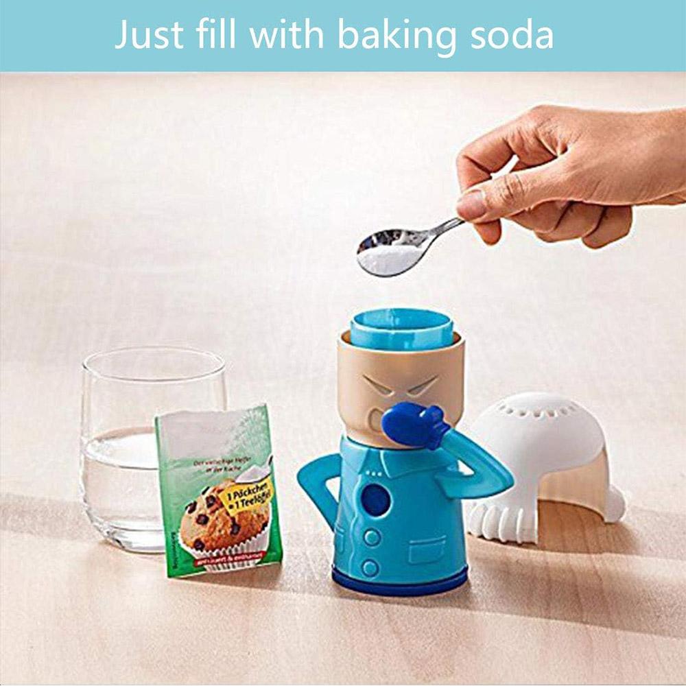 Cool Mama Fridge Deodorizer Reusable baking soda Air Purifier, Blue