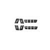 Matt Black Seat Memory Switch Decor Cover Sticker Fit For Benz C-Class 2007-2014