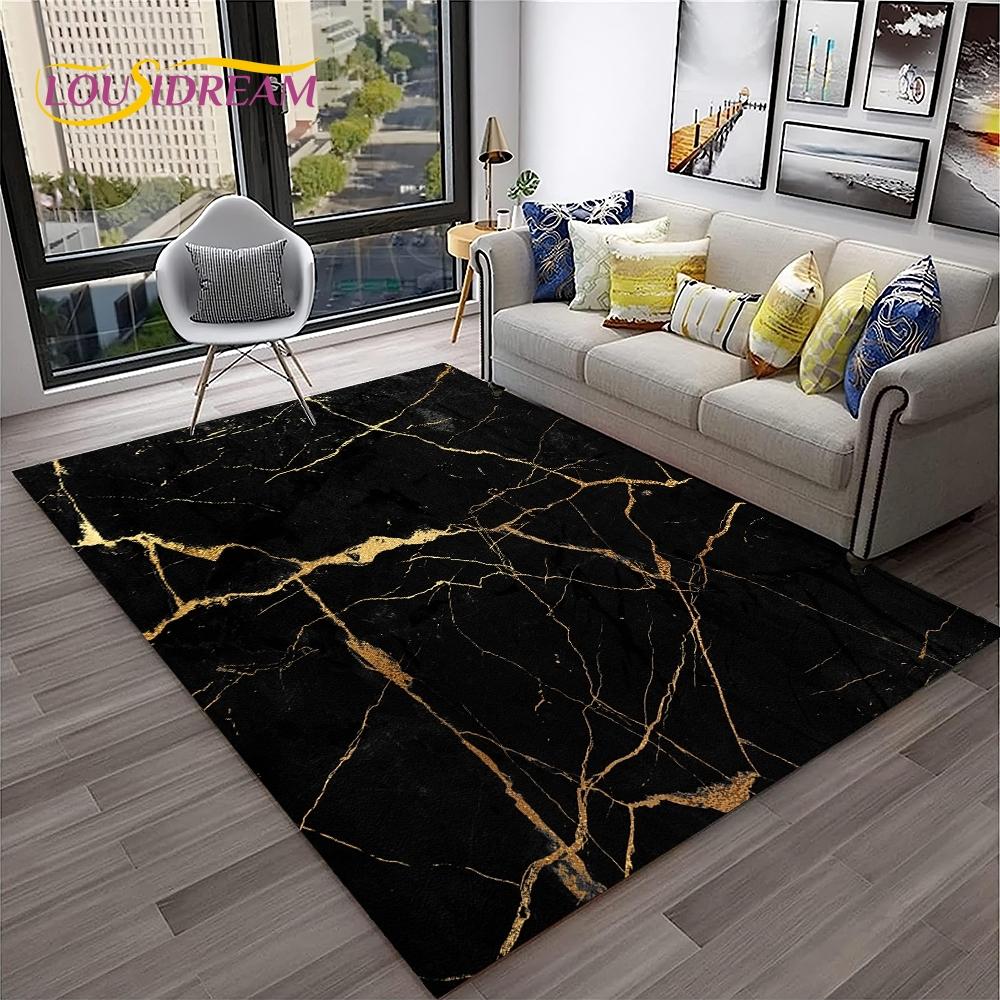 3D Illusion Fluid Colour Irregular Marble HD Carpet Rug for Home Living Room Sofa Doormat Decor,kids Area Rug Non-slip Floor Mat