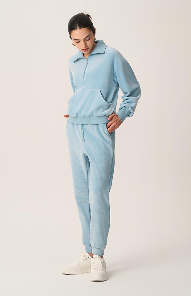 HUIT Warm Velvet Fleece-Lined Joggers Htwjg4L04T