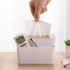 Minimalist Wooden Lid Tissue and Remote Control Storage Box