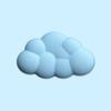 Wolkenförmige Tastatur-Handgelenkauflage Memory-Schaum-Handkissen Kissen Mauspads Zuhause