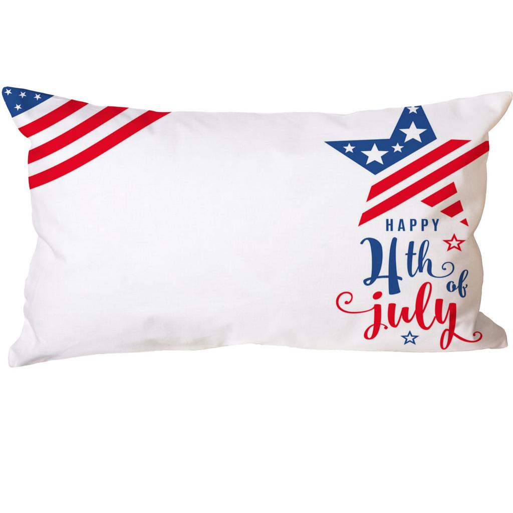 New American Independence Day Pillow Cover American Logo Outdoor Home Decoration Pillow Cushion Cover