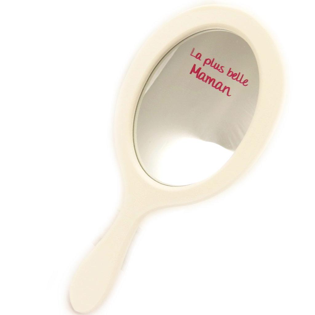 Les Trésors De Lily [L4893] - Miroir créateur 'La plus belle Maman' ivoire