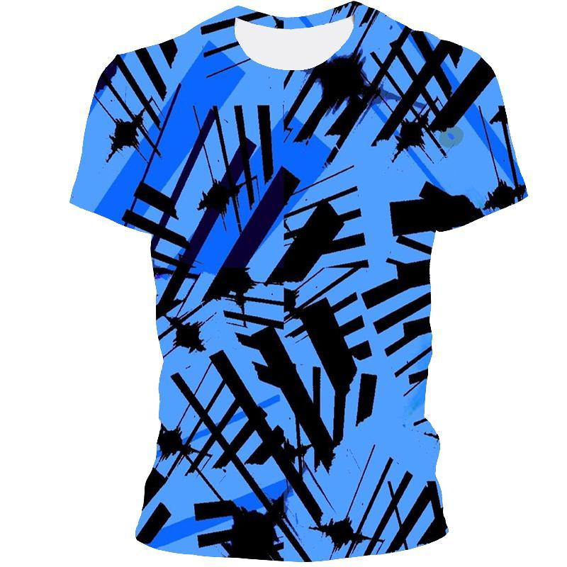 Psychedelische Muster 3D-bedruckte T-Shirts Herren Mode Lässig Streetwear Herren Sommer Lässig Kurzarm Sportoberteile Damen Kinder T-Shirts