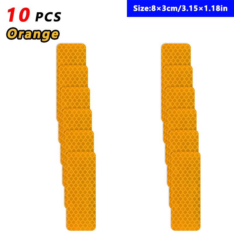 Car Wheel Hub Reflective Stripes Door Safety Opening Warning Sticker Tape Auto Rear Warning Reflective Tape Car Accessories