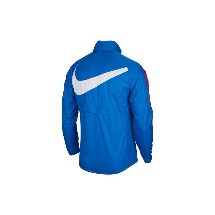 Nike Logo Print Stand Collar Jacket Men Jackets Blue CT6657-480