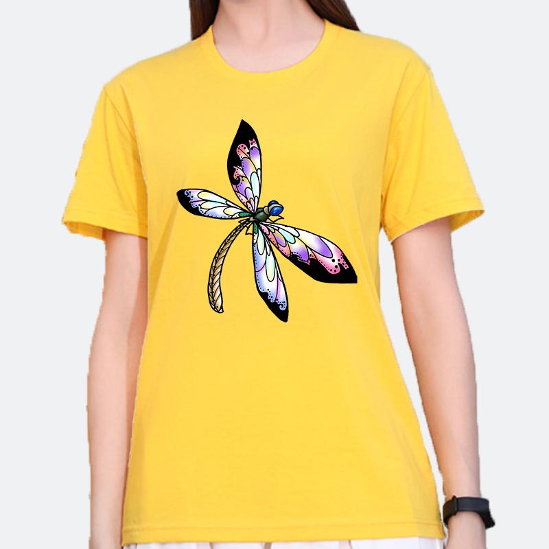Cute Butterfly Printed TShirt Short Sleeve Aesthetic Graphic Womens Harajuku Top Casual Fashion TShirt