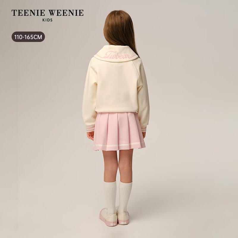 Teenie Weenie Kids' Pink Academy Style Pullover & Pleated Skirt Set