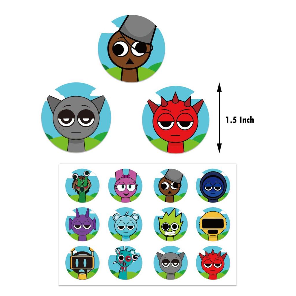 Rhythm Box Theme Birthday Party Decoration for Children Sprunki Birthday Party Decoration