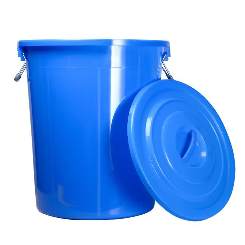 Shangliuxin 280L Blue Plastic Storage Bucket with Lid