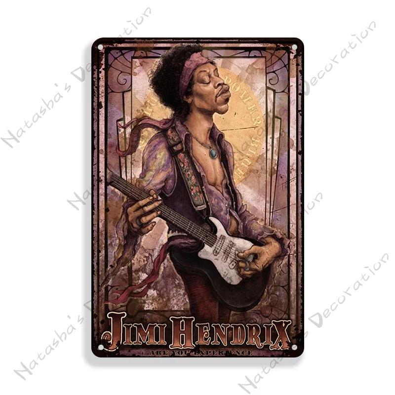 Classic Blues Metal Tin Sign Home Bar Wall Decor Signs Rusty Metal Signs Singer Metal Plaque Decorative Plate Industrial Decor