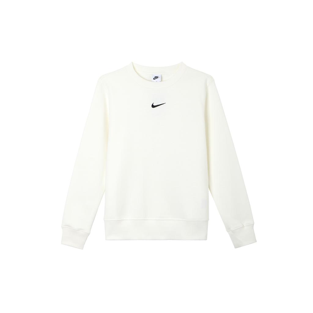 New Nike Sportswear Phoenix Fleece Sweatshirt Women's Canvas White/Black DQ5752-133
