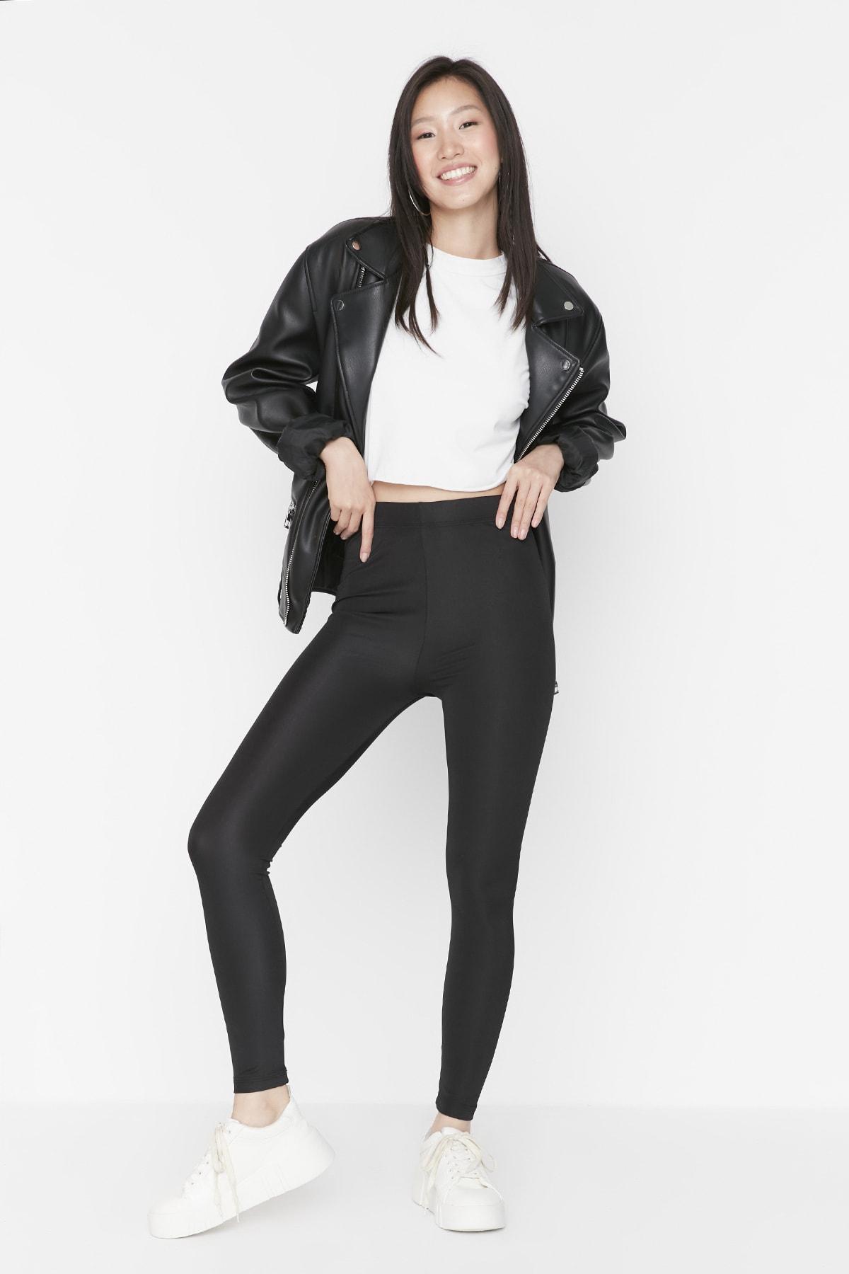 

Черные блестящие вязаные колготки в стиле диско TWOAW20TA0053