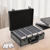 4 Compartments Coin Slab Case Trading Card Case Coin Holder Display Case, Coin Collection Supplies for Storage, Transport