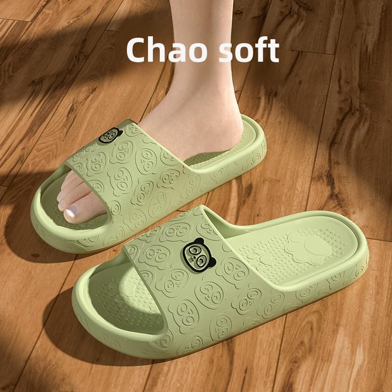 Papuci reci pentru bărbați, cu talpă groasă pentru baie, EVA pentru uz casnic, anti-alunecare și fără miros pentru picioare pentru uz casnic, pentru interior și de vară pentru femei