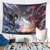 Dynamic Fantasy Battle Tapestry Hero vs Dragon  Perfect for Gaming Room Bedroom to Create an Epic and Immersive Atmosphere