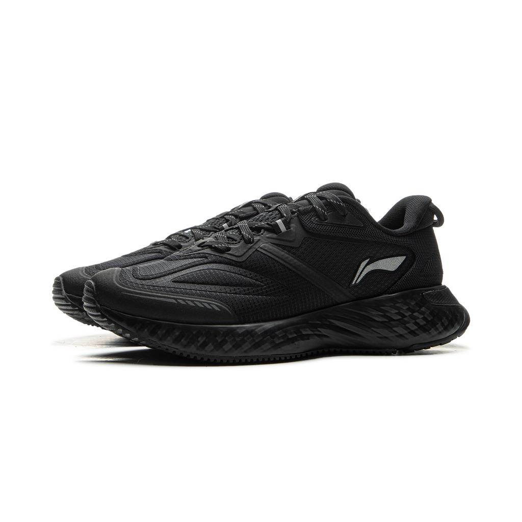 New LiNing Cloud Shield Anti Slip Wear Resistant Low Top Casual Running Shoes Women's Black ARSU072-2