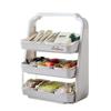 Multi-Layer Kitchen Hot Pot Side Dish Tray - Large Capacity Storage Plate