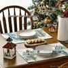2024 Christmas Linen Table Mats - Washable, Stain-Resistant, Heat-Resistant with Snowflake & Santa Designs