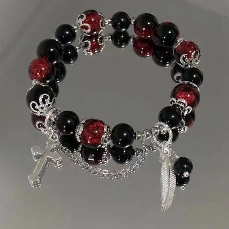 Sweet Style Woman Bracelet Personalized Charm Garden Beads Resin Material Bracelet Birthday Party Gift Exquisite Accessories