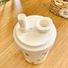 Kawaii Cherry Thermos Cup Cute Boba Water Bottle With Straw Cover Cap Portable Coffee Cup Tumbler Stainless Steel Cups 500/850ml