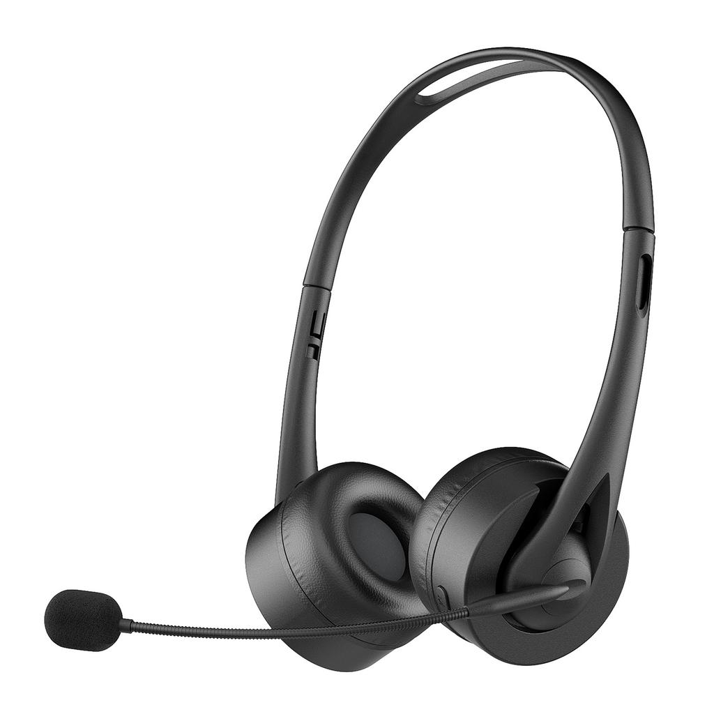 Wireless Headset with Microphone Noise Cancelling Wireless Headset for Work Home/Office/Call Center/PC/Computer/Laptop