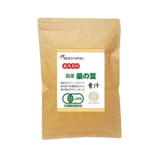 Organically Grown Mulberry Leaf Juice from Kagoshima Prefecture, 60 Convenient Sticks, Quick-Dissolving Powder, Mulberry Tea, Made in Japan