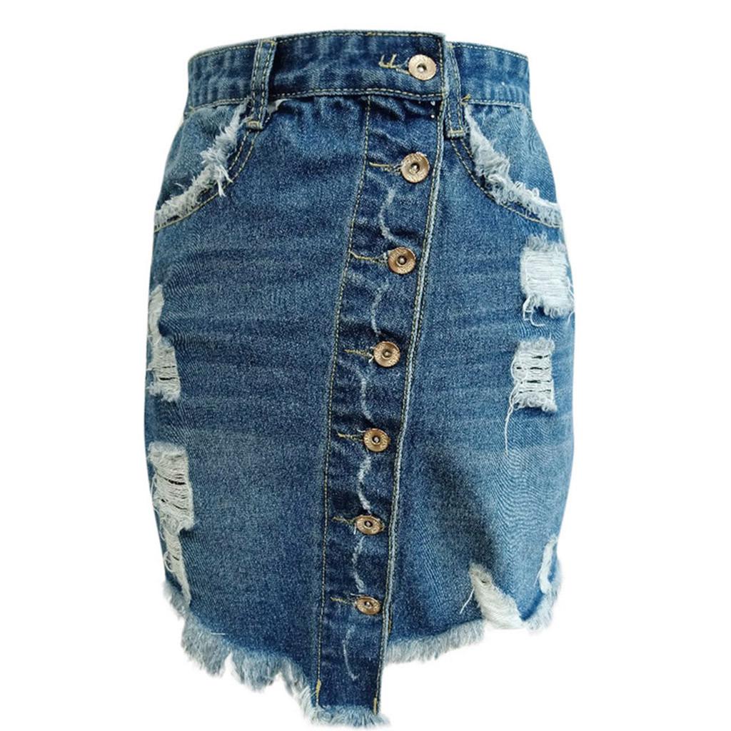 Summer Plus Size Shorts Women's Denim Mini Skirt Women's Skirt