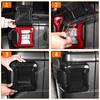 SHINEKA Car Rear Tail Light Lamp Taillight Decoration Cover for Jeep Wrangler JL 2018 2019 2020 2021 2022 2023 2024+ Accessories
