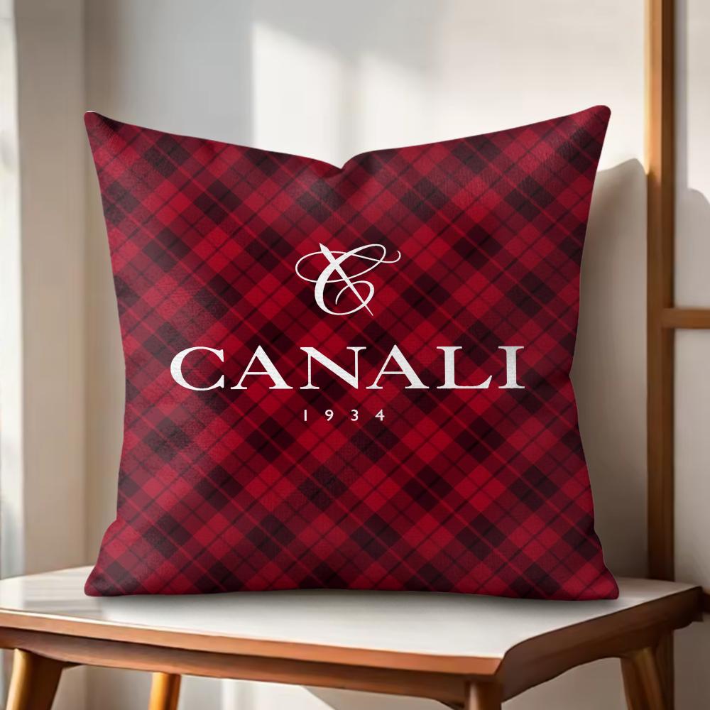 

Fashion CCanali Cushion Cover Natural Linen Organic Fabric DoubleSided Printing Couch Pillow Covers Home Decor 30x30cm