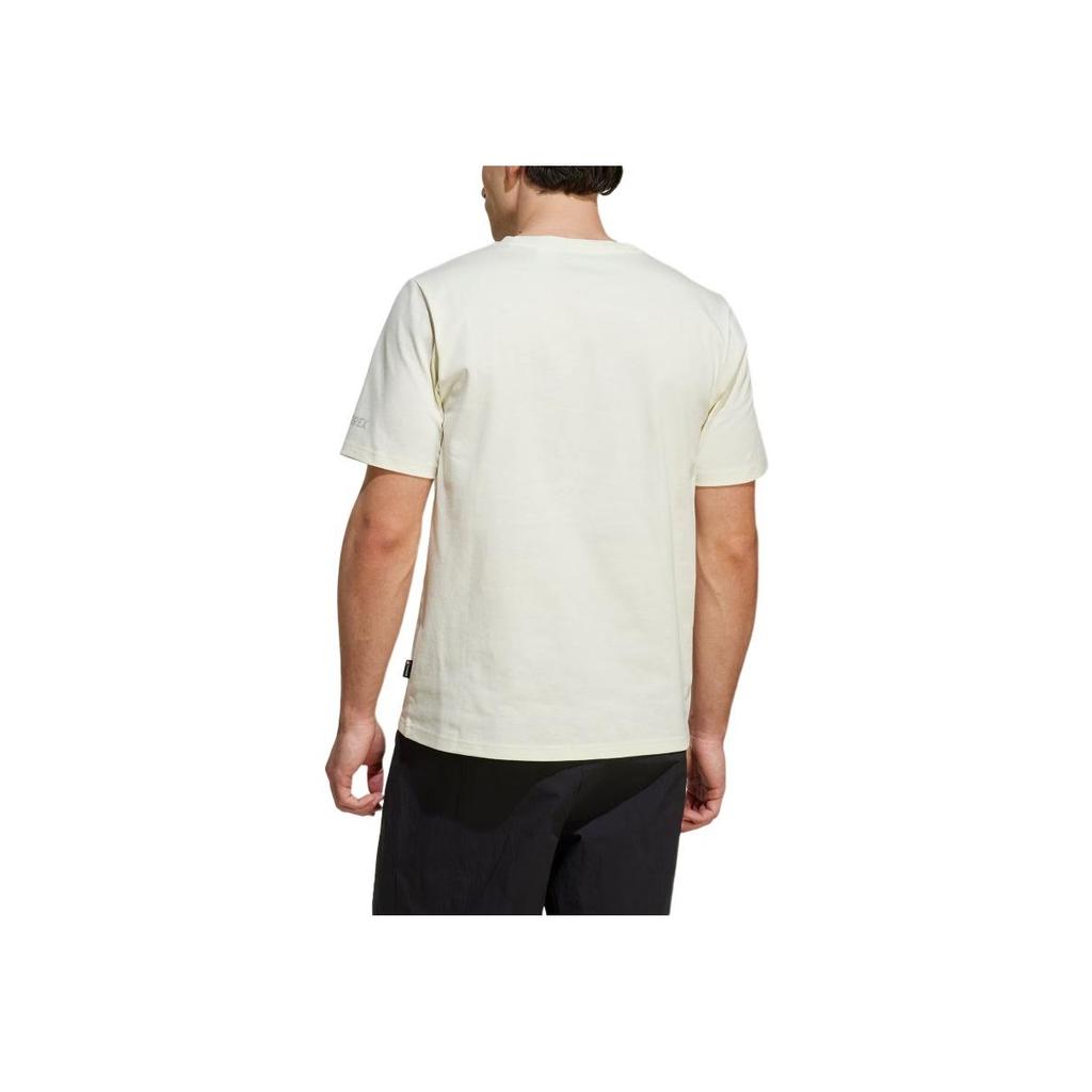 Adidas Terrex Polygiene Graphic Round Neck Outdoor Sports Short Sleeve T-Shirt Unisex Tops Ivory KA3283