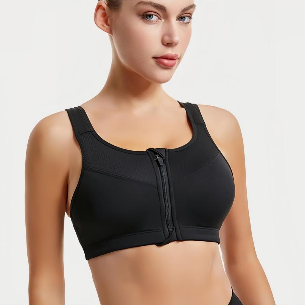 BlueBOA Sports Yoga Integrated Molded Keeps Bust High Side Plus Sizes All Bra, Wear, No-Slip Top, Women's, Running, Training, Fitness, Wireless, Cup,