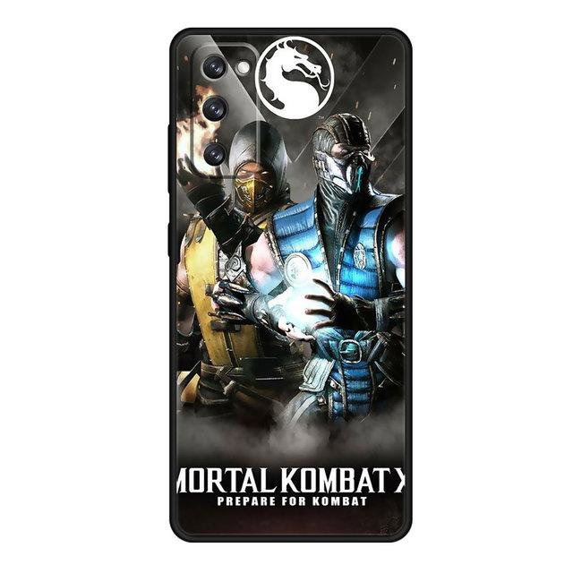Game Mortal Kombat For Samsung Galaxy S21 Plus S22 Ultra 5g S10 Lite Note 20 10 S8 S20 Fe S9 S10e S7 Bag Phone Case