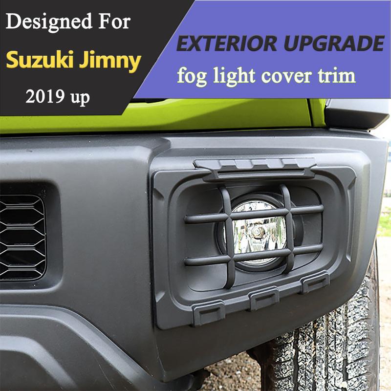 Front Fog Light Protect Guard Cover For Suzuki Jimny JB64 JB64 -2026 Car Light Trim Decoration Exterior Parts Accessories