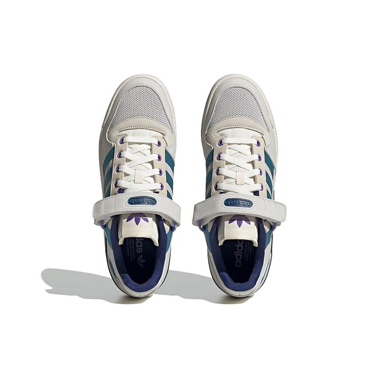 Adidas Originals Forum Low Durable Low-Top Skate Shoes Men Sneakers Blue Gray ID2561