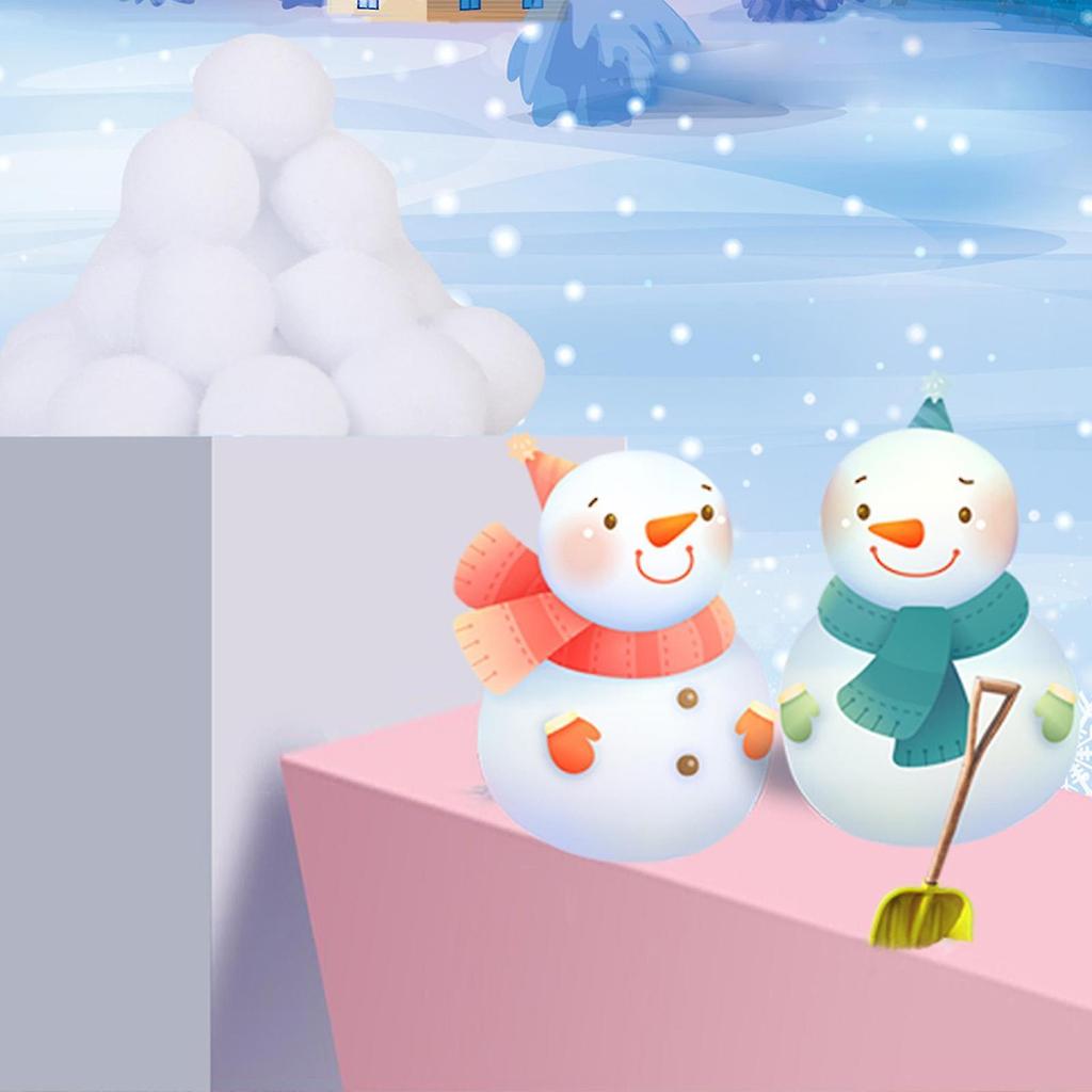 Children's fake snowball outdoor game Christmas fun children's educational toys