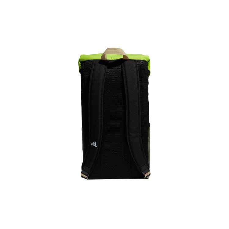 adidas Large Capacity Polyester Training Travel Backpack Unisex Backpack Black Green GE5784