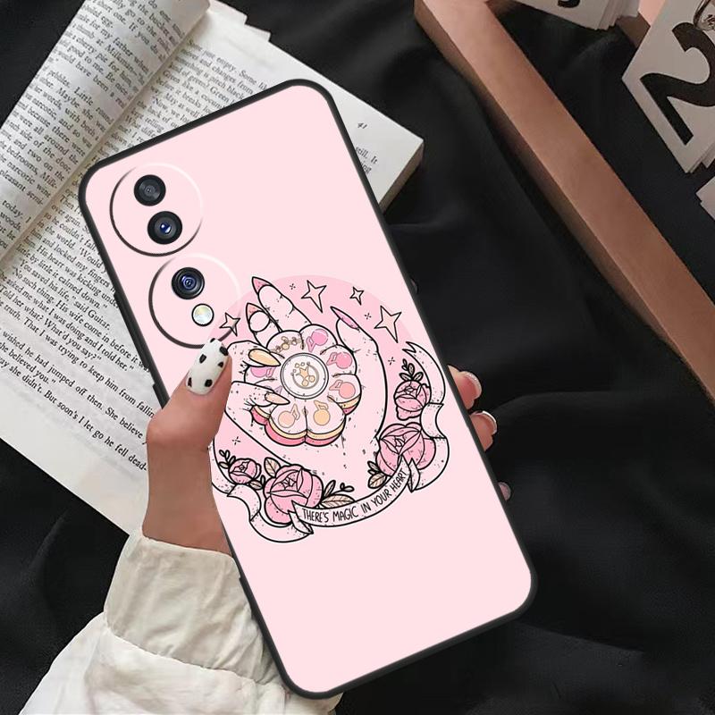Girly Pastel Witch Goth Pattern For Honor Magic 7 Lite 6 8 Pro Case For Honor 200 400 50 70 90 X8c X8b X9a X9b X9c X9d Win RT