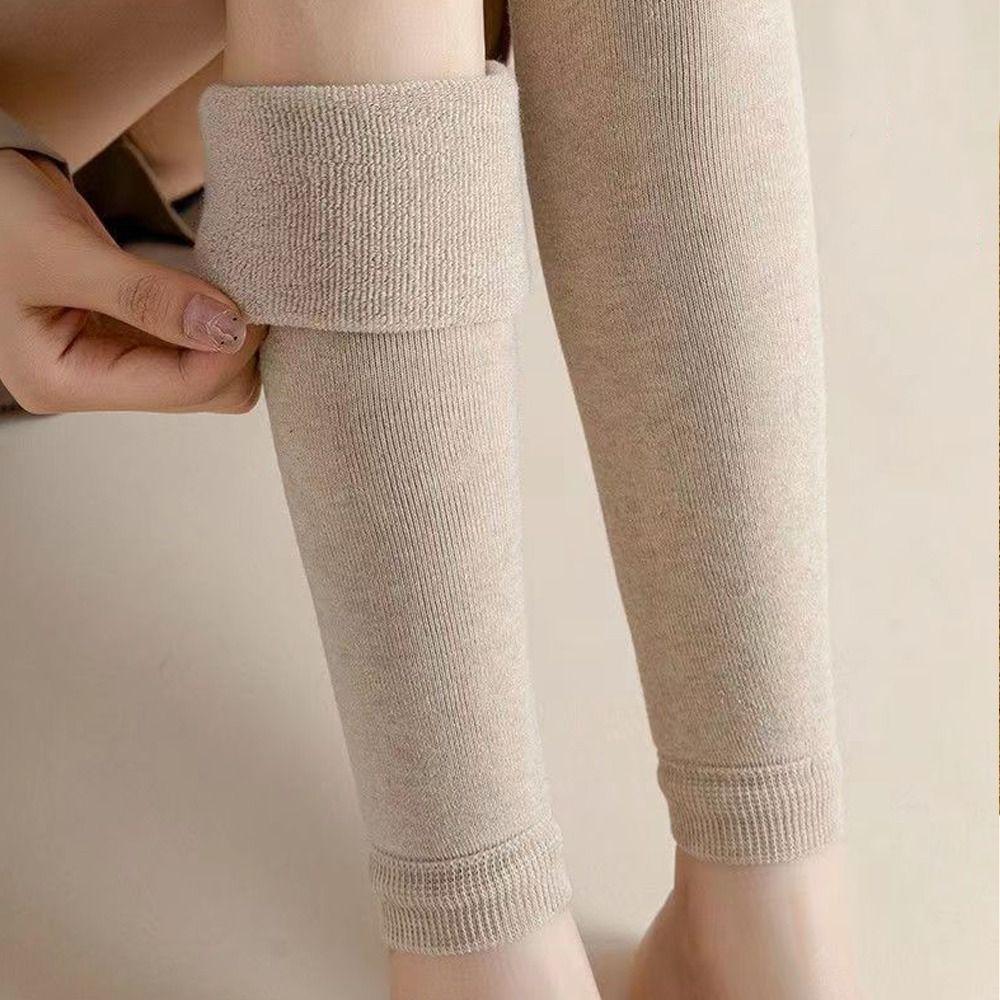 Thickned Warm Long Socks Autumn Winter Knitted Stockings Fashion Kneepad for Women