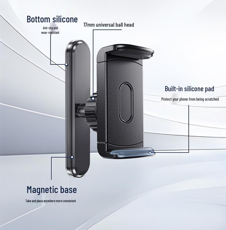 Universal Magnetic Phone Holder for Gym, Golf, Outdoor, and Cross-Border Use
