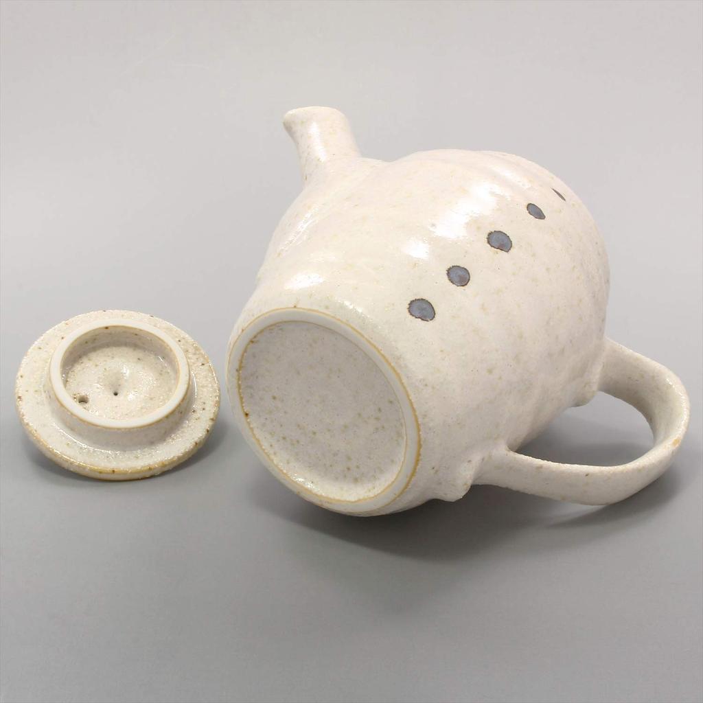 Mino Ware Pot, White, Dots, Made In Japan, 500-13