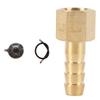 Scuba Diving Regulator Hose Adapter Connector 3.5cm Length Thickened Copper Hose Barb Fitting